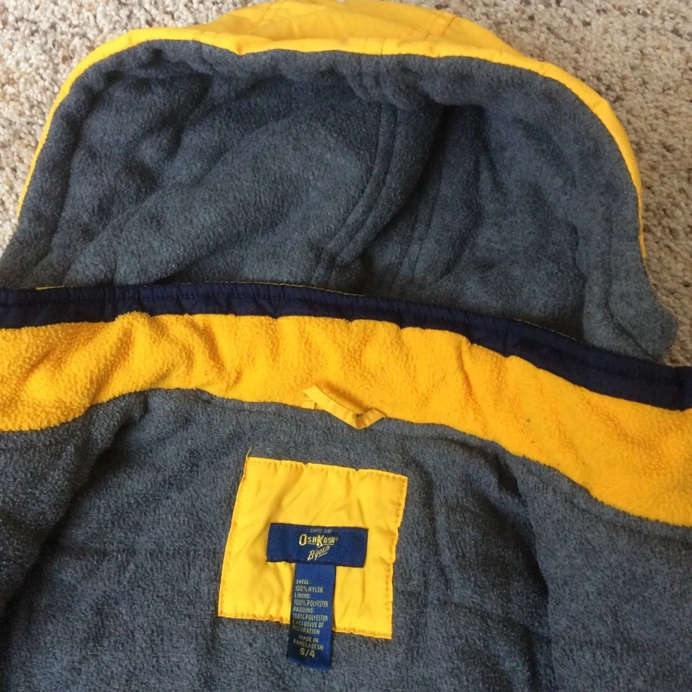 OshKosh B’gosh Boys Insulated Jacket Coat Sz 4